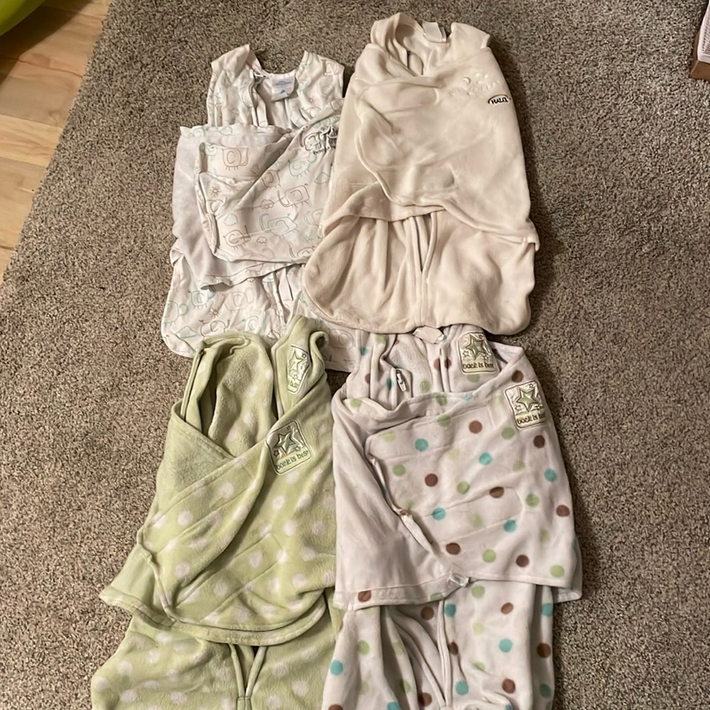 Newborn sleep sack swaddles